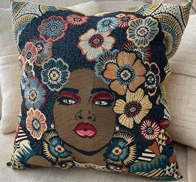 Spirit of on sale Love Shades of African American Women Feather Pillow